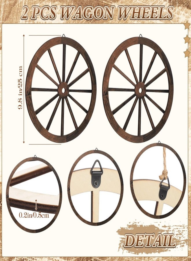 Saypacck 7 Pcs Cowboy Party Decoration Set Includes Hay Bales Boxes Wooden Bales Boxes Wagon Wheel Western Cowboy Birthday Decor Fake Hay Boxes Vintage Rustic Wagon Wheel for Fall Harvest Farm - Image 3